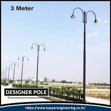 5 M Ms Decorative Light Pole For Road