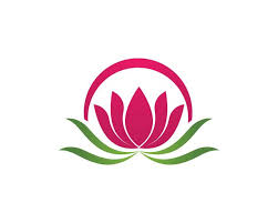 Beauty Vector Lotus Flowers Design Logo