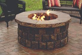Concrete Block Fire Pits And Patio