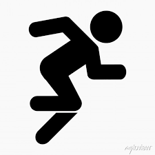 New Athlete Icon Vector Isolated