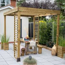 Forest Dining Pergola Wooden Pergolas