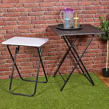 Folding Side Table Patio Indoor Outdoor