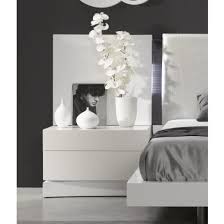J M Seville Panel Bedroom Set In White