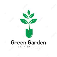 Green Leaf Garden Logo And Icon Design
