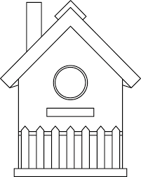 Vector Ilration Wooden Birdhouse A