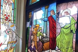 Stained Glass Windows Broken At