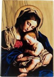 Madonna And Child Icon Virgin Mary And