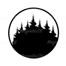 Svg Cut File For Cricut Forest Png Tree