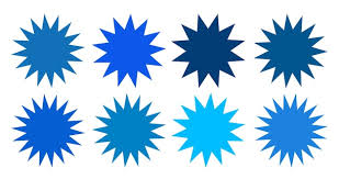 Set Of Vector Starburst Sunburst Badges
