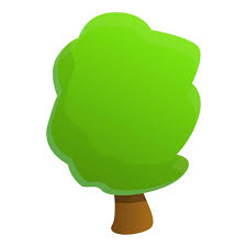 Garden Tree Icon Cartoon Of Garden Tree