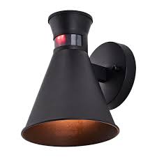 C Cattleya 1 Light Black Motion Sensing