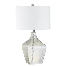 Jane Clear Textured Glass Table Lamp