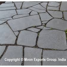 Grey Basalt Stone Crazy Paving