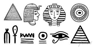 Tribal Art Egyptian Ethnic Icon Egypt