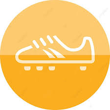 Circle Icon Soccer Shoe Icon Color