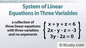Linear Equations By The Matrix Method