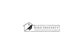 Sparrow Bird House Logo Design Property