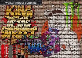 1 12 Scale Graffiti Brick Wall Vinyl