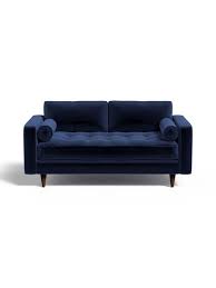 Buy Scott 2 Seater Sofa In Matt Velvet