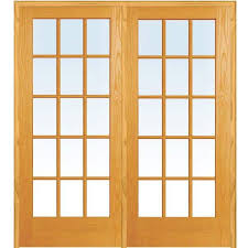 Mmi Door 72 In X 80 Right Hand Active Unfinished Pine Glass