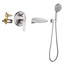 Handle Waterfall Roman Tub Faucet