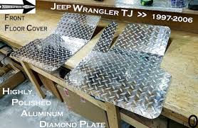 Jeep Tj Wrangler Aluminum Diamond Plate