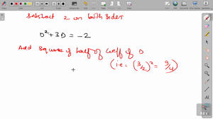Solve The Given Quadratic Equations
