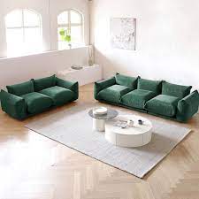 Green Sofa Couch Living Room
