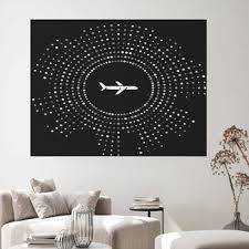 Airplane Wall Decor In Canvas Murals