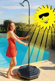 Outdoor Solar Shower With Base The