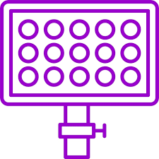 Vector Design Led Panel Icon Style