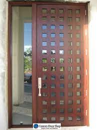 Wood Exterior Door Contemporary Front