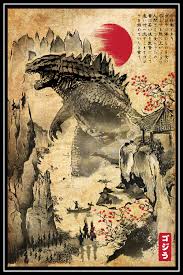 Godzilla Posters Wall Art Prints