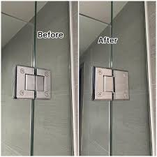 Replace The Shower Glass Door Hinges