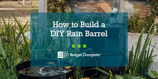 How To Build A Diy Rain Barrel System