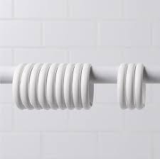 O Shaped Shower Curtain Rings 12pcs