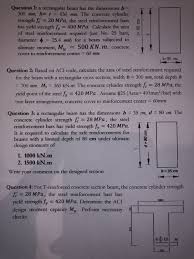 rectangular beam has the dimensions b