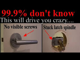 Remove Door Lock Without Visible S