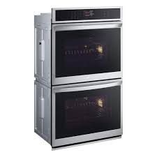 Lg 9 4 Cu Ft Smart Double Wall Oven With Convection And Air Fry Stainless Steel
