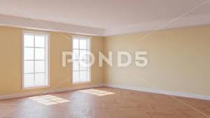 Mockup Interior With Beige Walls White