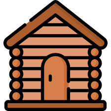 Wooden House Special Lineal Color Icon