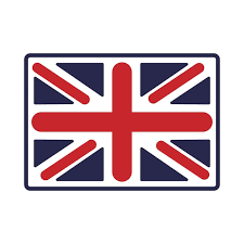 Premium Vector England Flag Logo Line Art
