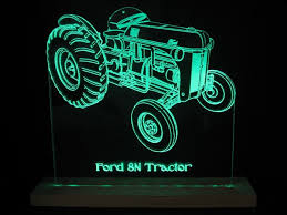 Ford 8n Tractor Edge Lit Led Acrylic