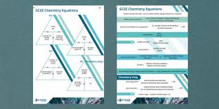 Gcse Aqa Chemistry Equations Display
