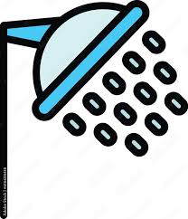 Shower Head Drops Icon