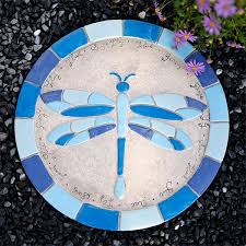 Colorful Courtyard Stepping Stone