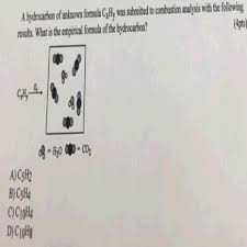 A Hydrocarbon Of Unknown Formula C