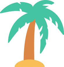 Botanical Coconut Garden Icon