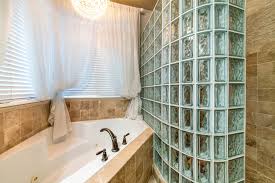 Curved Glass Block Wall For A Shower