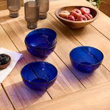 Los Cabos Glass Cereal Bowls Set Of 4